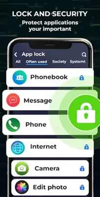 Applock Fingerprint android App screenshot 3